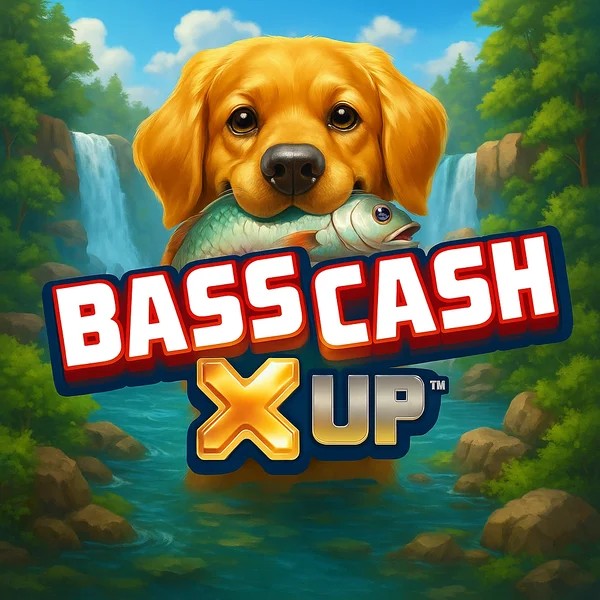 Bass Cash X UP logo by Alchemy Gaming LiraSpin Casino