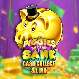 Official Slots logo: Piggies And The Bank Cash Collect & Link by Origins at LiraSpin Casino